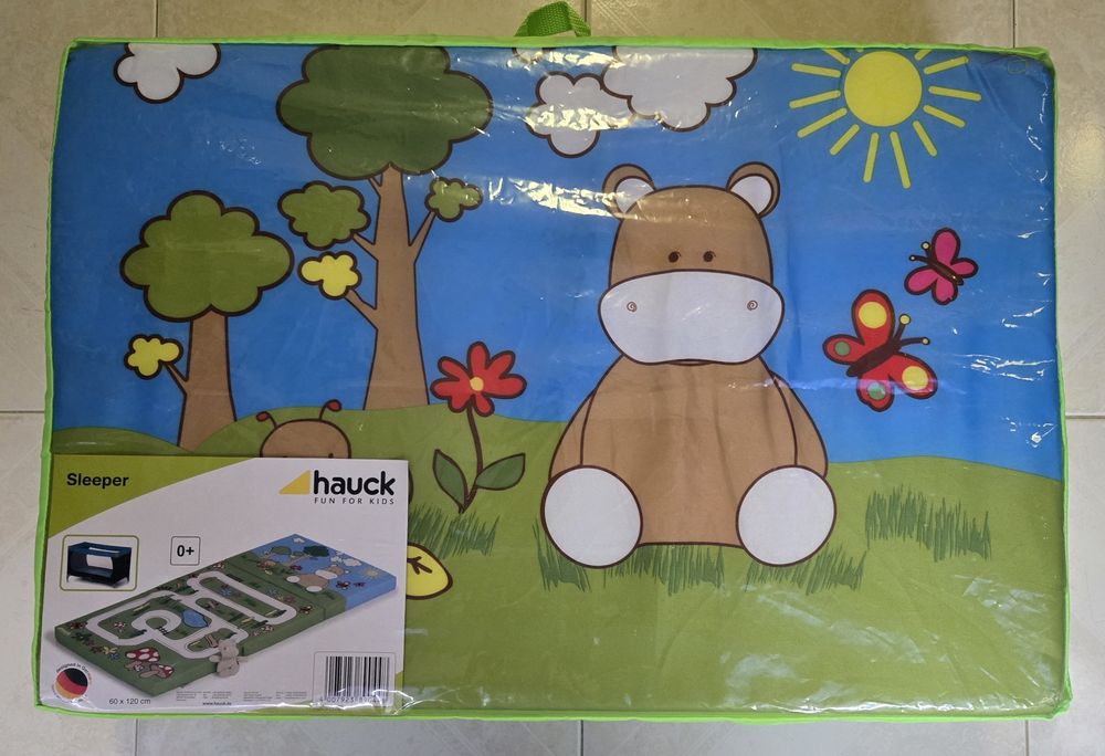 Cama berço viagem com colchão, como novo