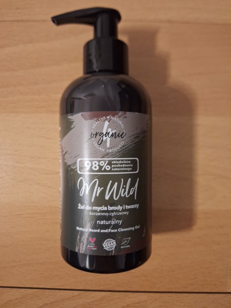 Żel do mycia twarzy i brody 4organic