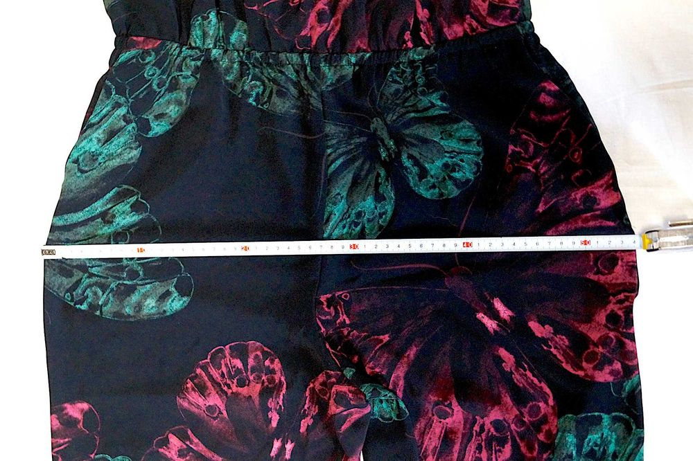 Жіночий брючний напівкомбінезон NEXT 48 розмір принт метелики