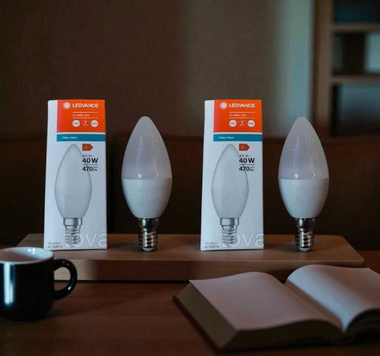 Лампочки E14 4.9W Ledvance -  2 шт. за 50грн. з ОЛХ доставкою