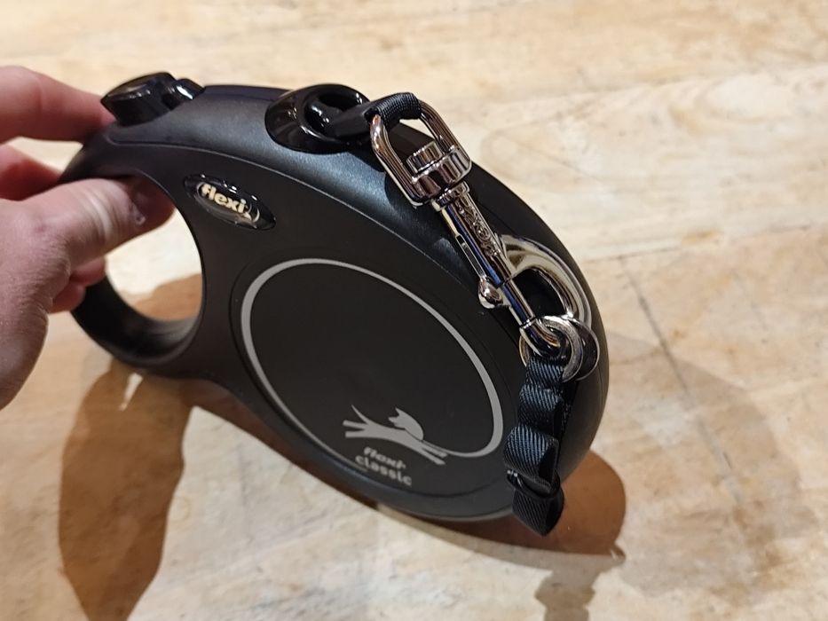 Smycz dla psa Flexi L taśma 8 m