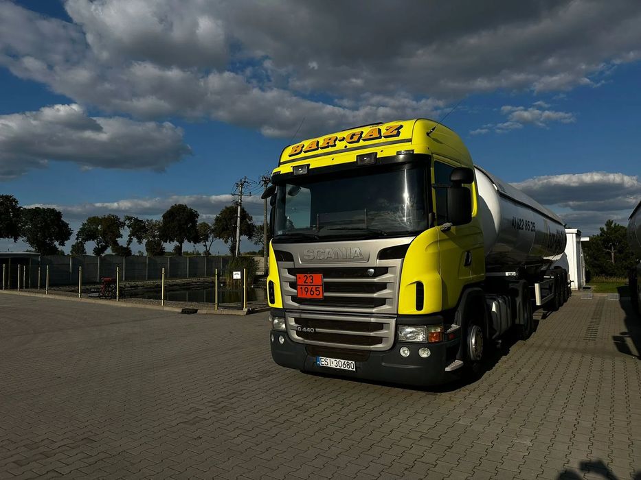 Scania G440  Scania G440 pełny ADR, hydlaulika