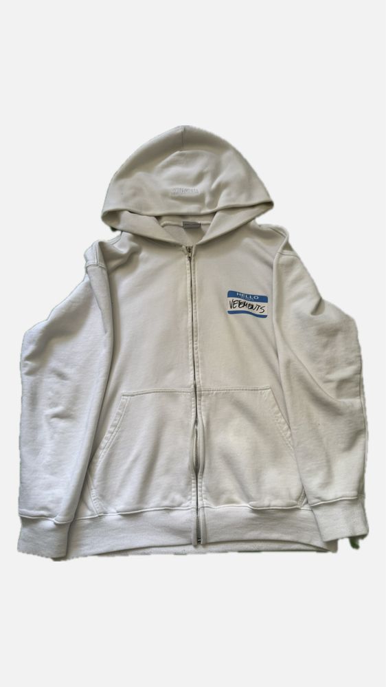 vetements zip-hoodie