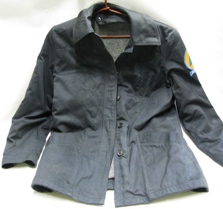 Kurtka mundurowa męska podpinka drelich OC Obrona Cywilna PRL 164/104