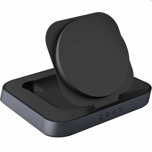 Зарядка Zens Magnetic Nightstand Charger Black - кредит 0%