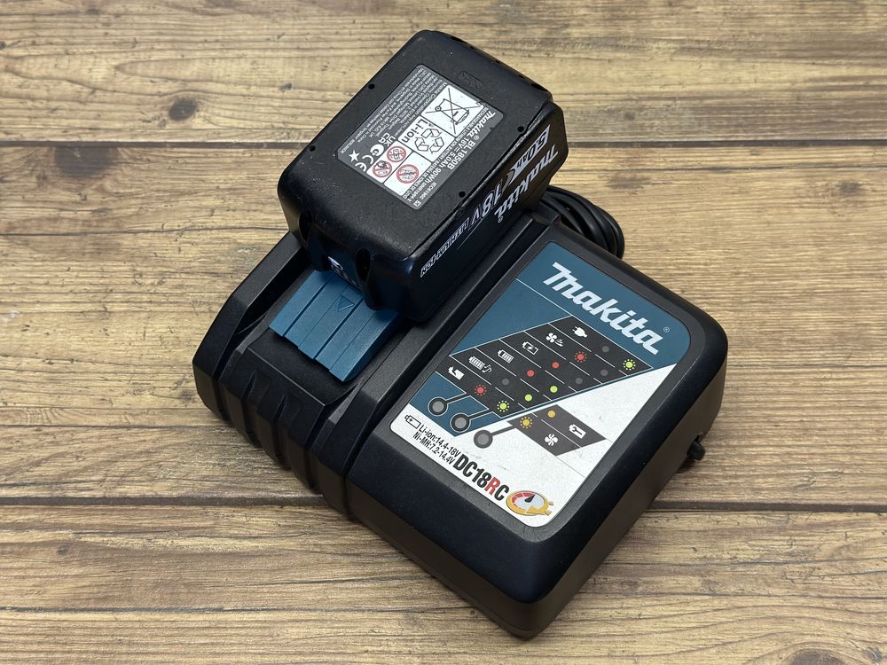 Makita: bateria, akumulator 5AH 2023r. | szybka ładowarka DC18RC