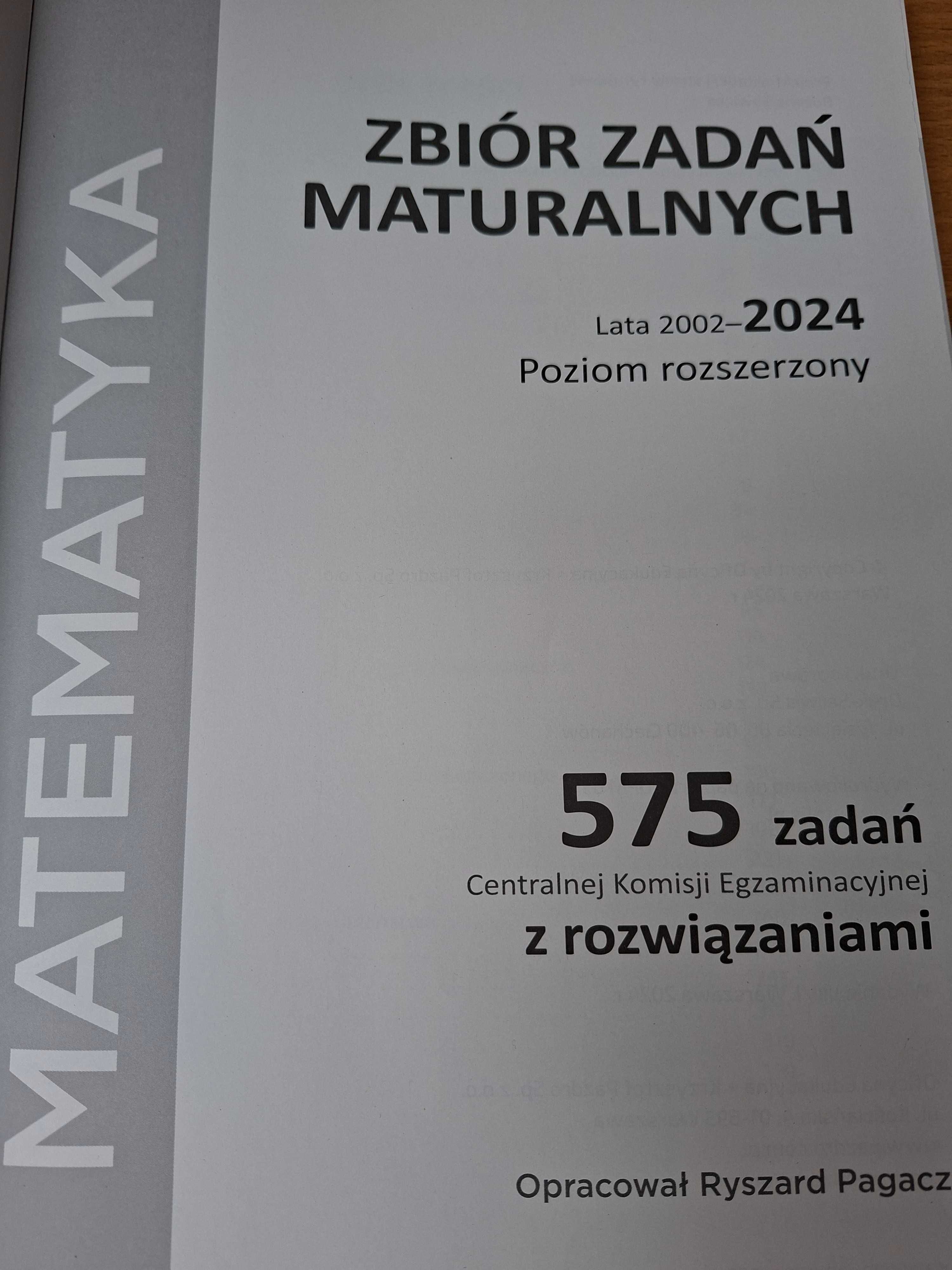 Matematyka zbiór zadań maturalnych, poz.rozsz Pagacz