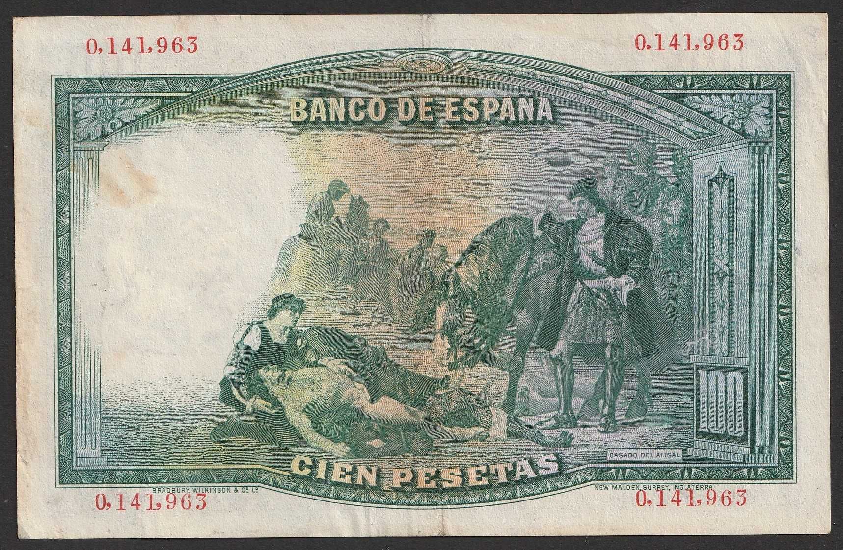 Hiszpania 100 peset 1931