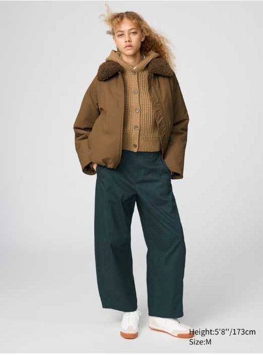 Uniqlo Cotton Curve Ankle Trousers