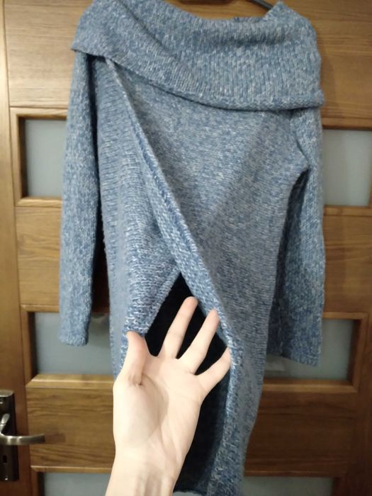 Ciepły sweter dla kobiety w ciąży, lub mamy karmiącej.