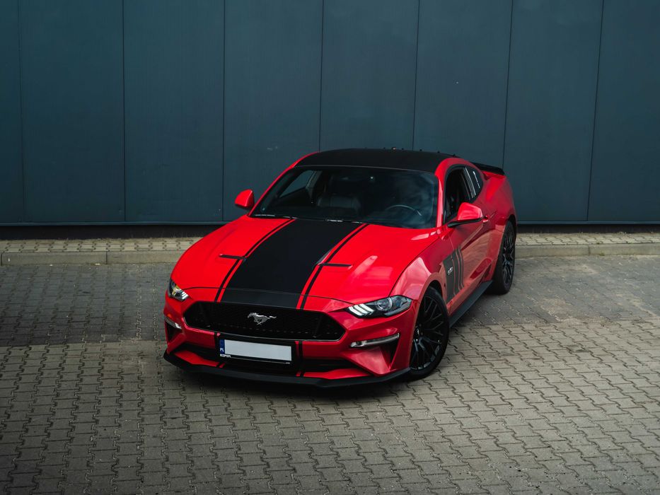 Wynajem aut sportowych MUSTANG GT V8 535KM PRZELOT wypożyczalnia wroc