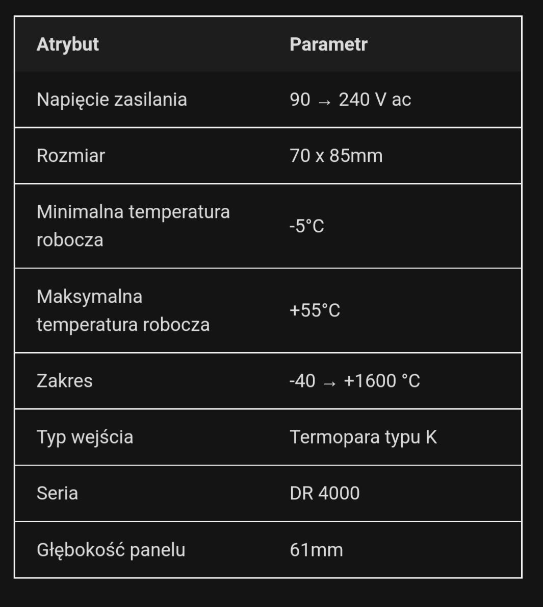 Regulator temperatury PID firmy ELIWELL na szynę DIN