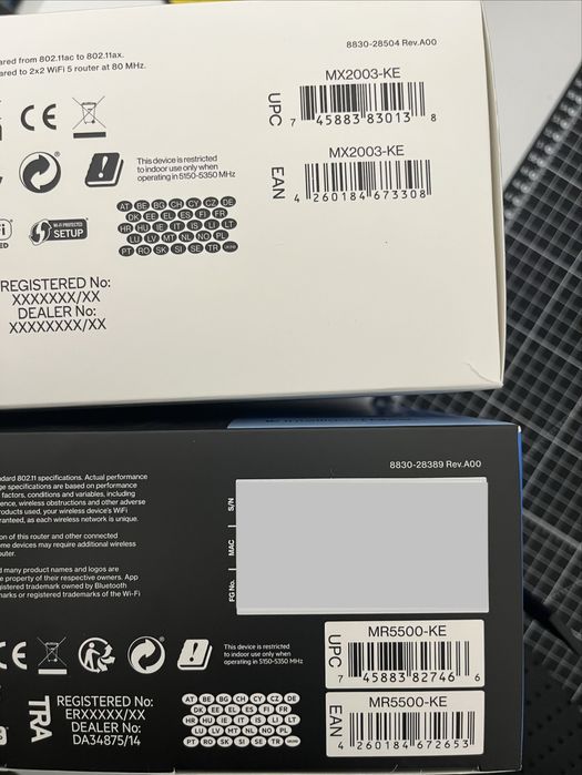 Linksys Blue Label router AX5400 + 3 węzły AX3000 mesh WiFi 6