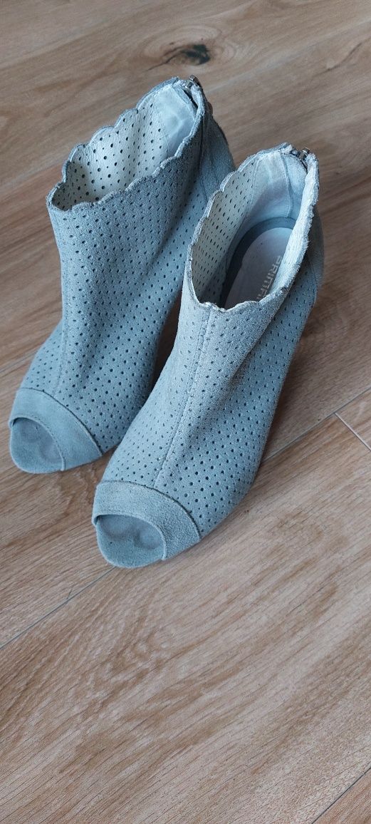 Botki skórzane open toe Primamoda rozm. 39