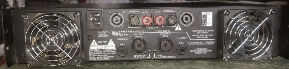 amplificador PEAVEY GPS 3400