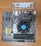 płyta główna Asus B85M-G Micro ATX, procesor Intel I5-4590T, 16GB RAM
