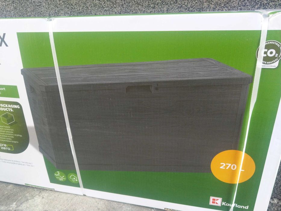 NAJTANIEJ Skrzynia Ogrodowa Uniwersalna Plastikowa 270L Wysyłka