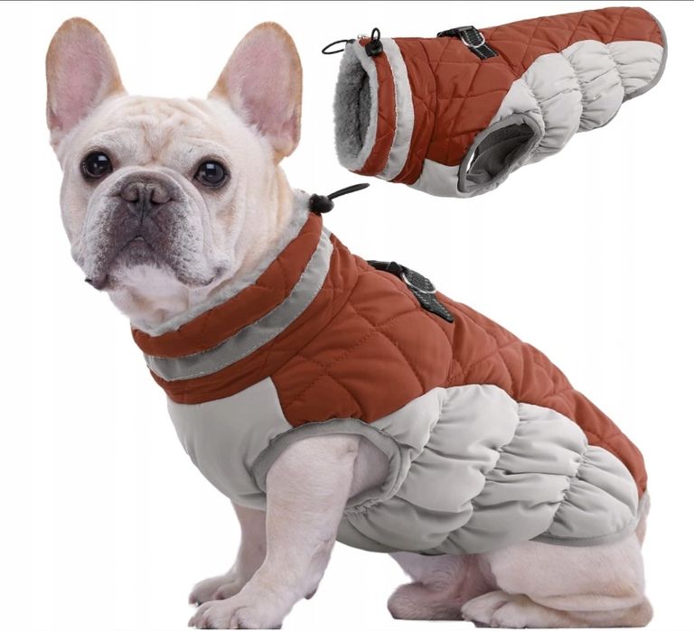 Kurtka Zimowa Dla Psa Kuoser, Wodoodporna, Ciepła S Czerwona