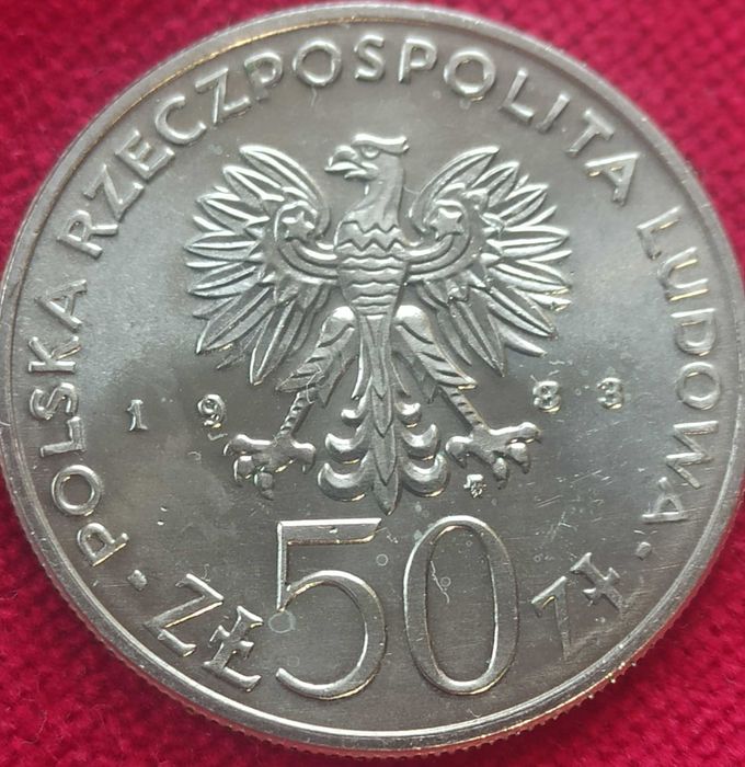 PRL, Moneta 50 złotych Jan III Sobieski 1983 / Mennicza
