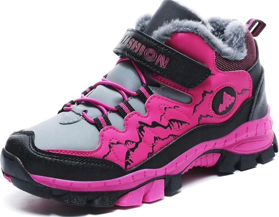 Buty zimowe ocieplane trekingowe antyposlizgowe 39