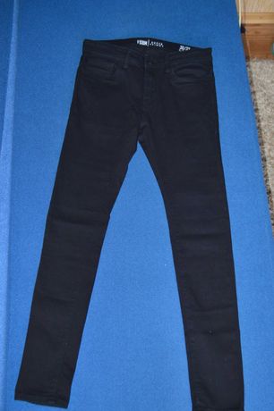 Черные супер скинни джинсы мужские