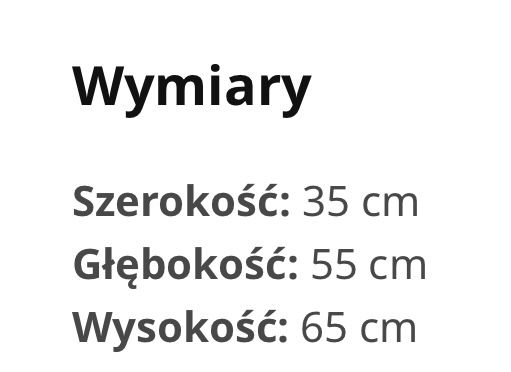 Szklany biały stolik biurko mały dostawka 53 x 36cm