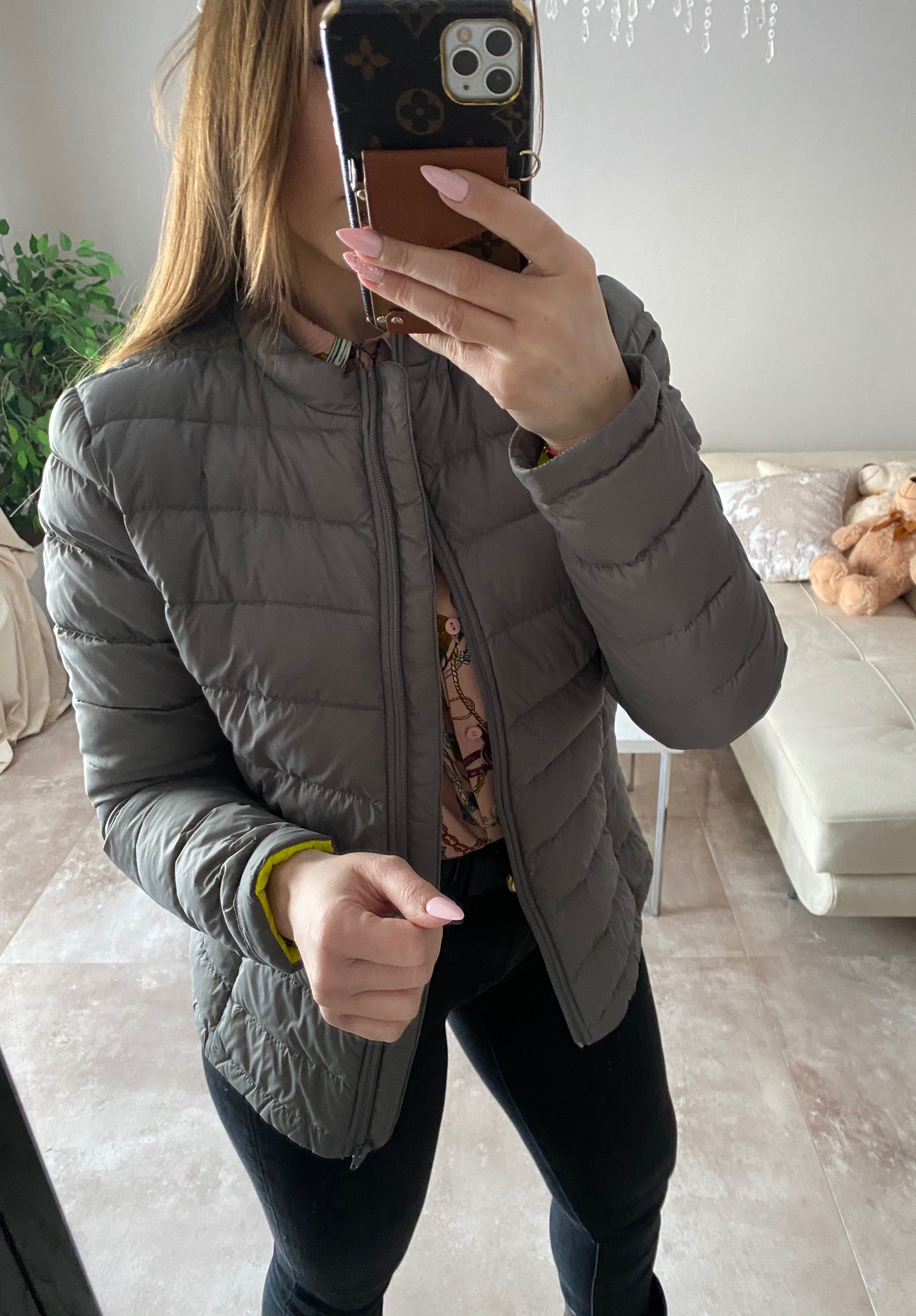 Kurtka z naturalnego puchu