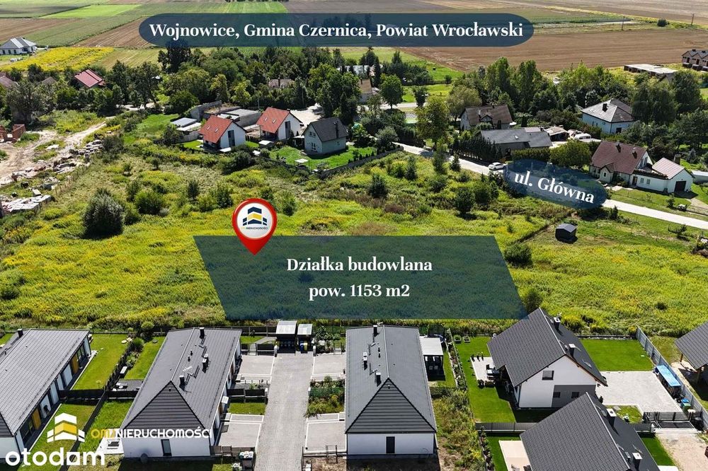 Wojnowice/Inwestycyjna Działka Budowlana