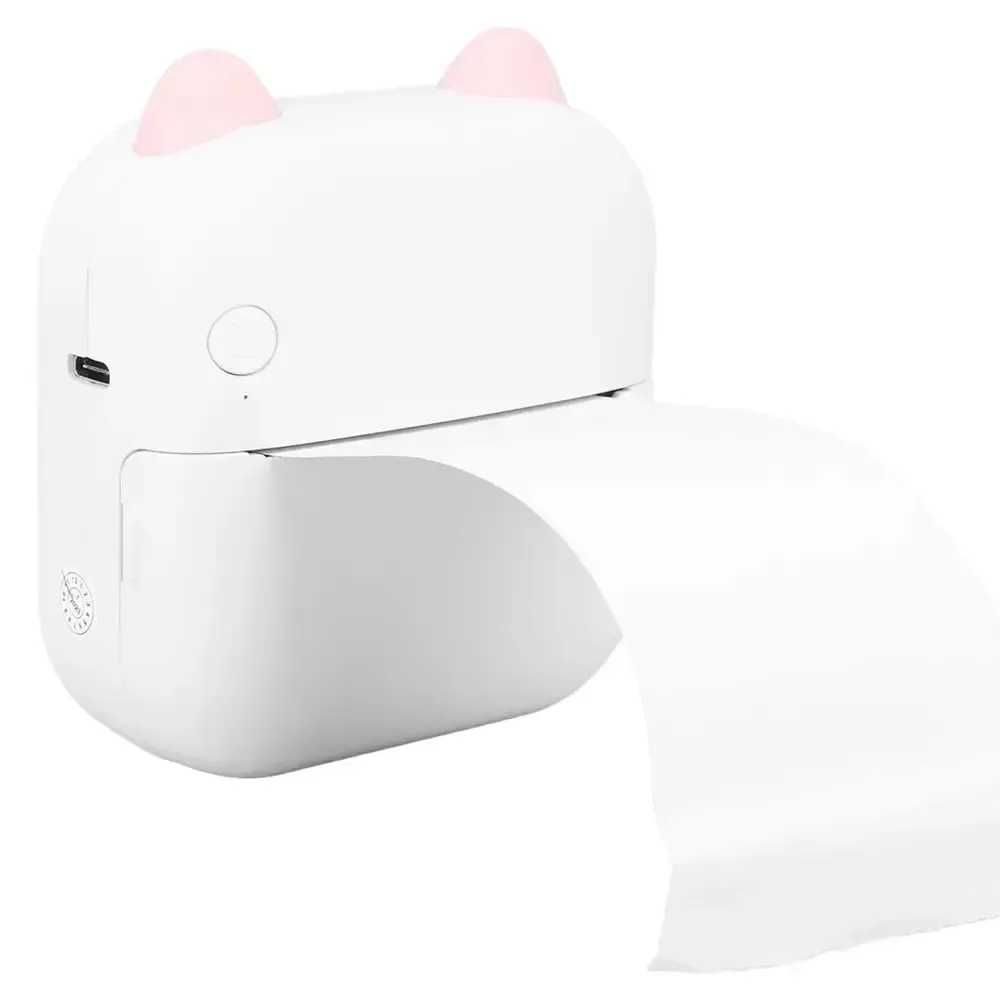 Дитячий термопринтер з Bluetooth + 5 рулонів термопаперу, USB, М5