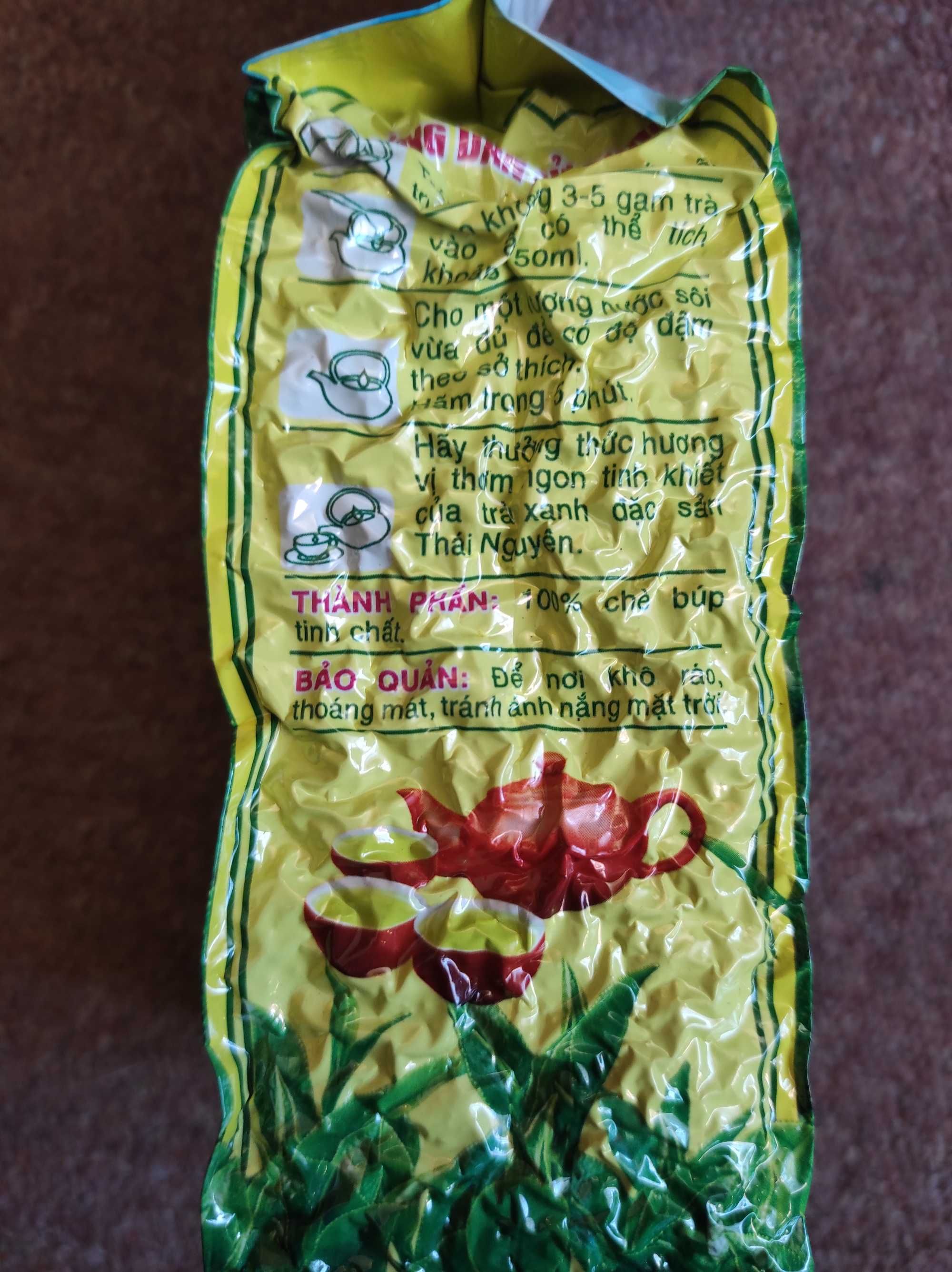 Zielona Herbata 200 gram , Thai Nguyen , Wietnamska