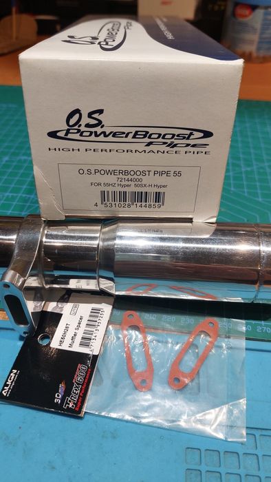 Tłumik do helikoptera spalinowego klasy 600