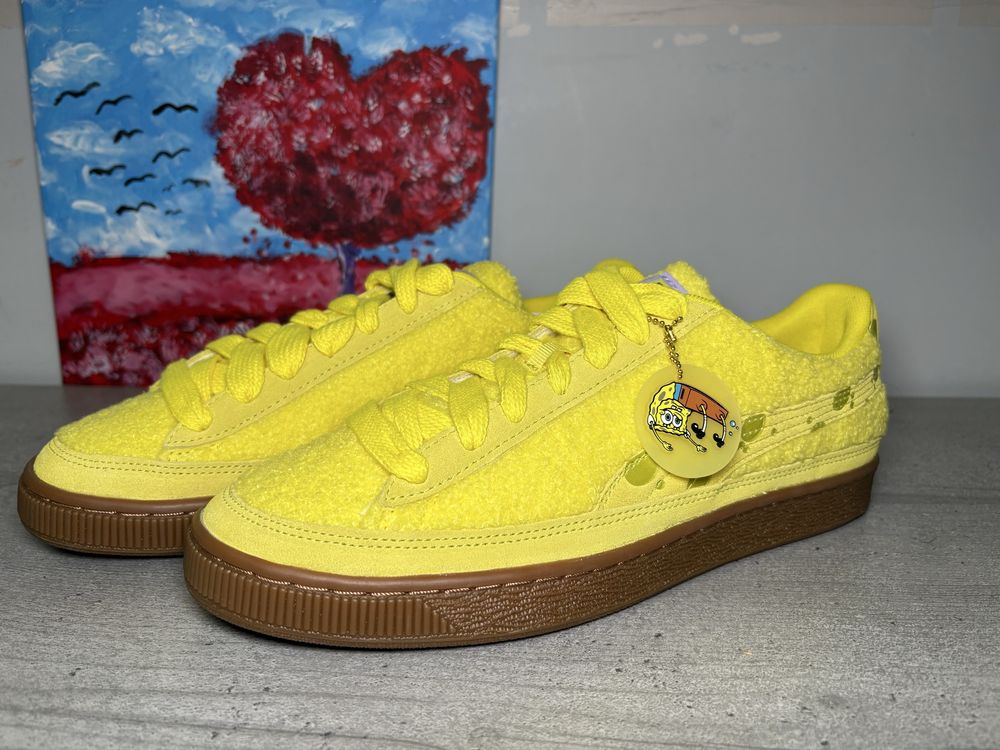 Кросівки Puma suede x Spongebob 44/28см