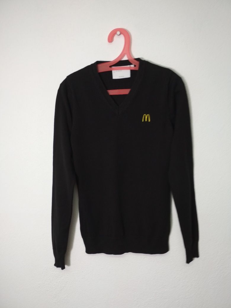 Ted Bernhardtz At Work McDonald's czarny sweter XS