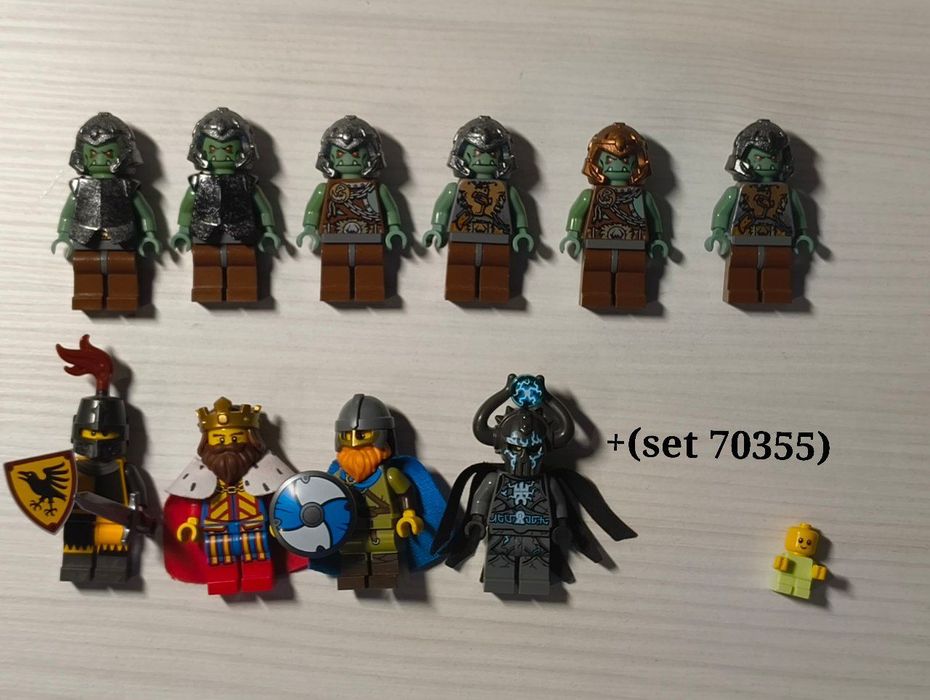 Lego castle, series minifigures nexo knights