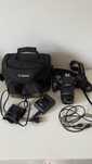 Canon 1200D + Objetiva + Bolsa grande + Extras
