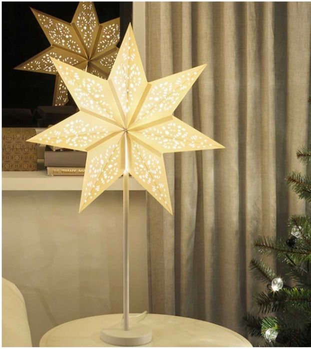 Ikea Strala lampa stołowa gwiazda
