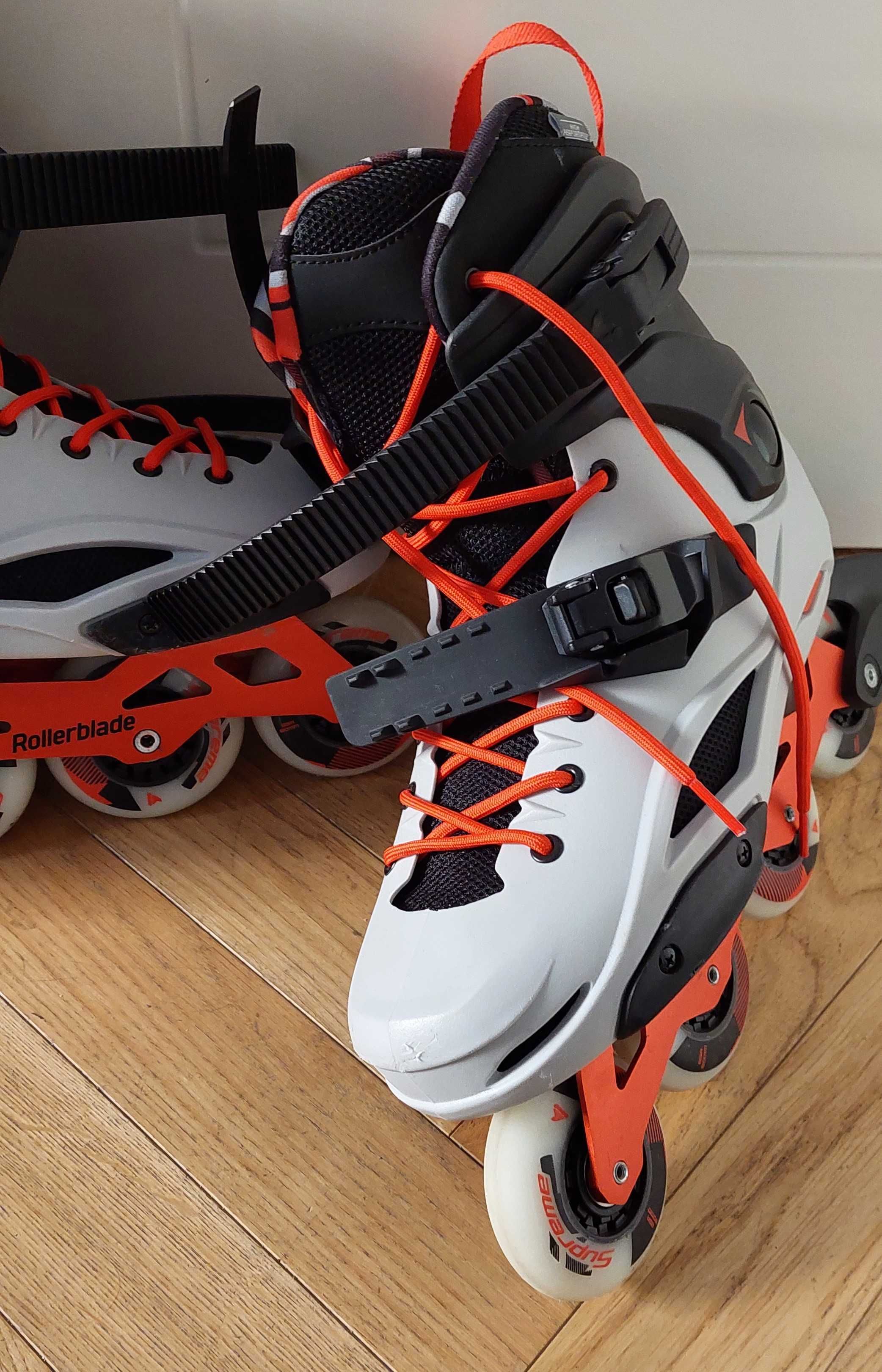 Rolki Rollerblade RB PRO X - Szaro/Czerwone