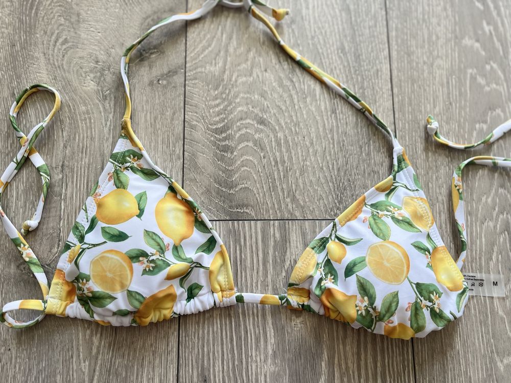 Bikini Strój Dwuczęściowy Cytrynki M Usztywniany