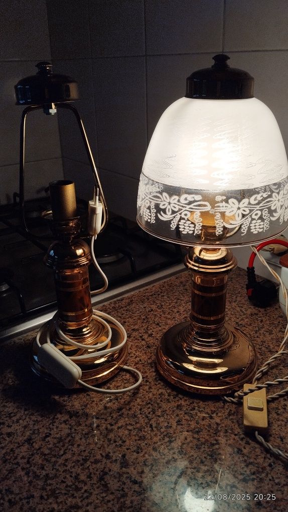 Conjunto de candeeiros de quarto