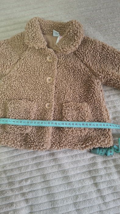 Шубка тедді дитяча осінньо-весняна на дівчинку 9-12 міс