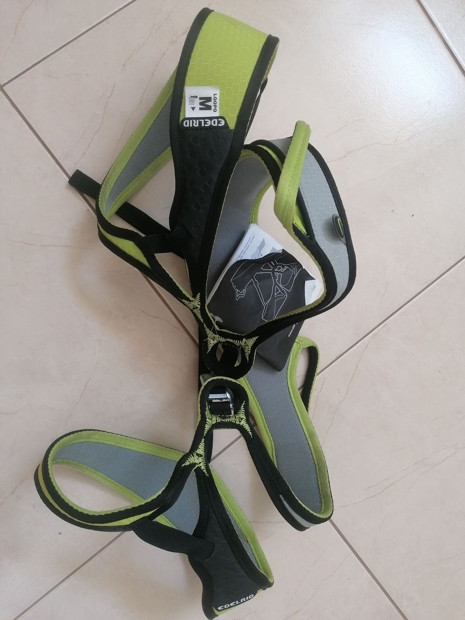 Arnês de escalada Edelrid Loopo - Tam "M"  - Novo