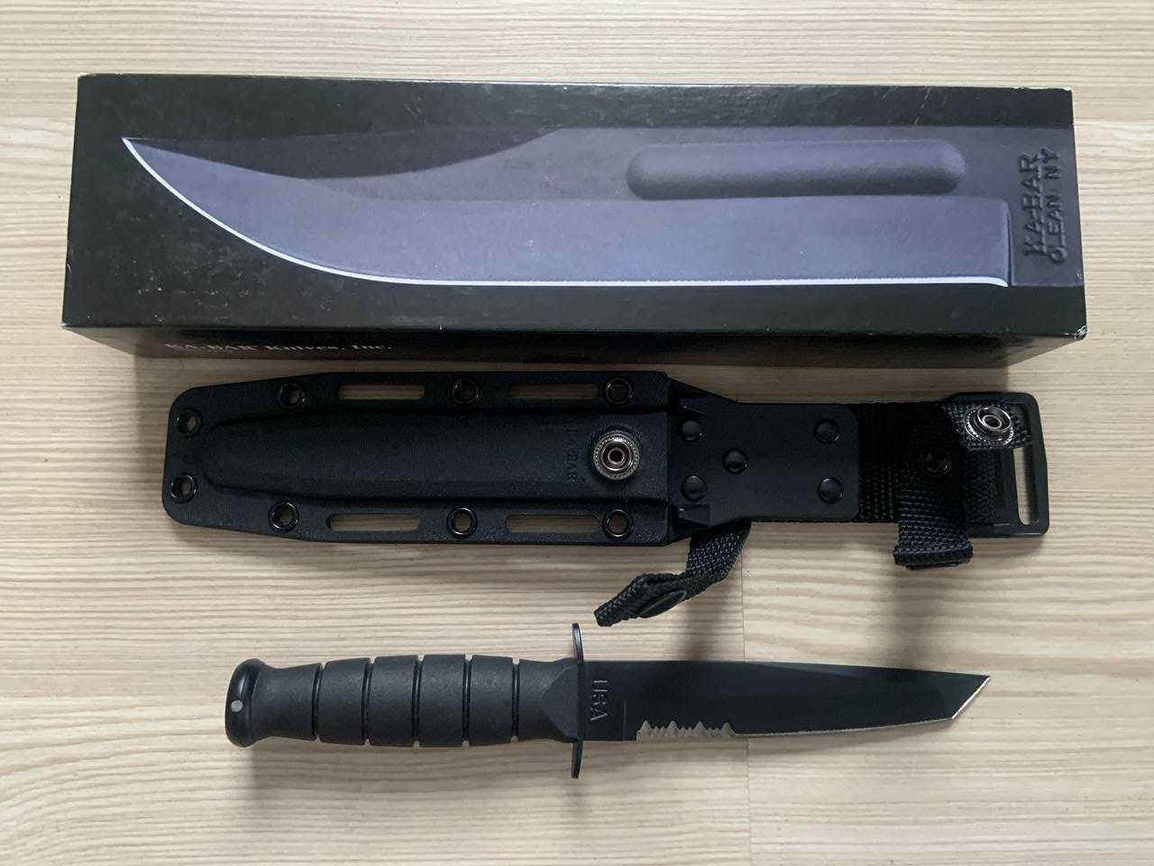 KABAR Black Tanto Serrated 5055 с пластиковым кейсом