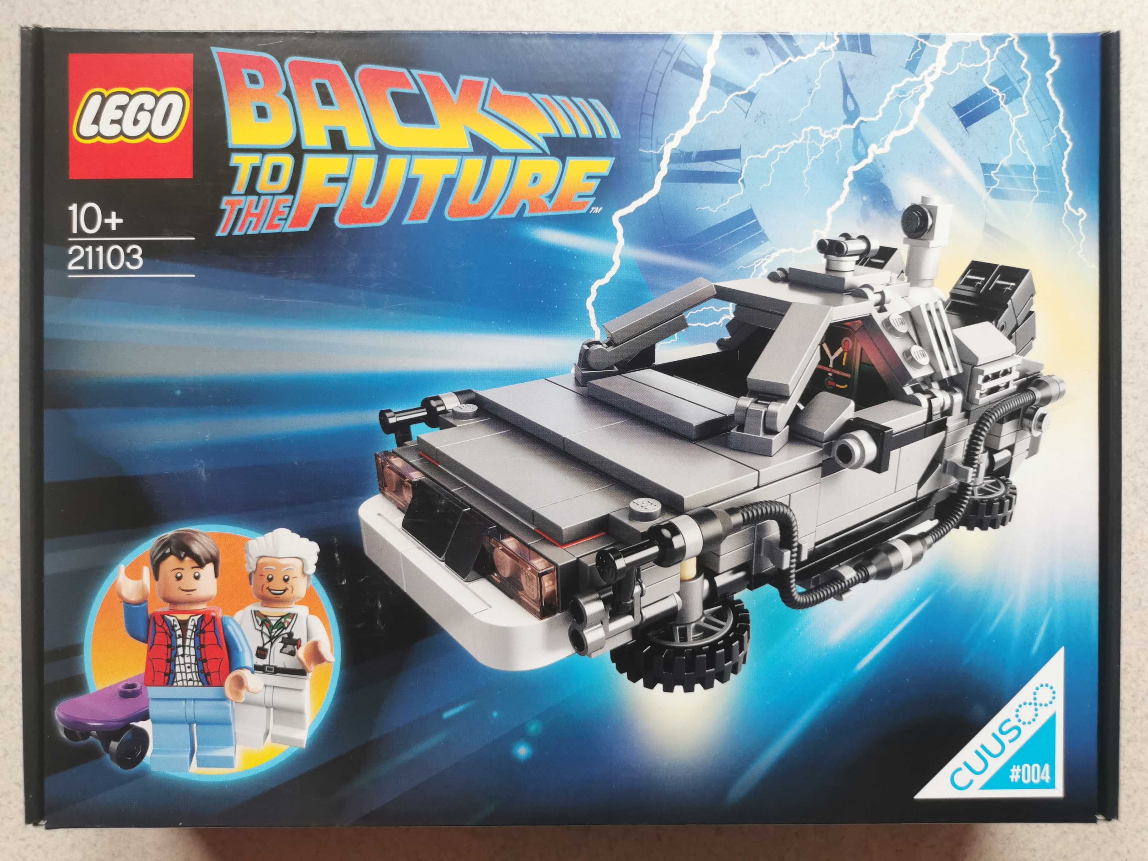 LEGO 21103 Cuusoo Ideas Wehikuł Czasu Delorean NOWY Ideał