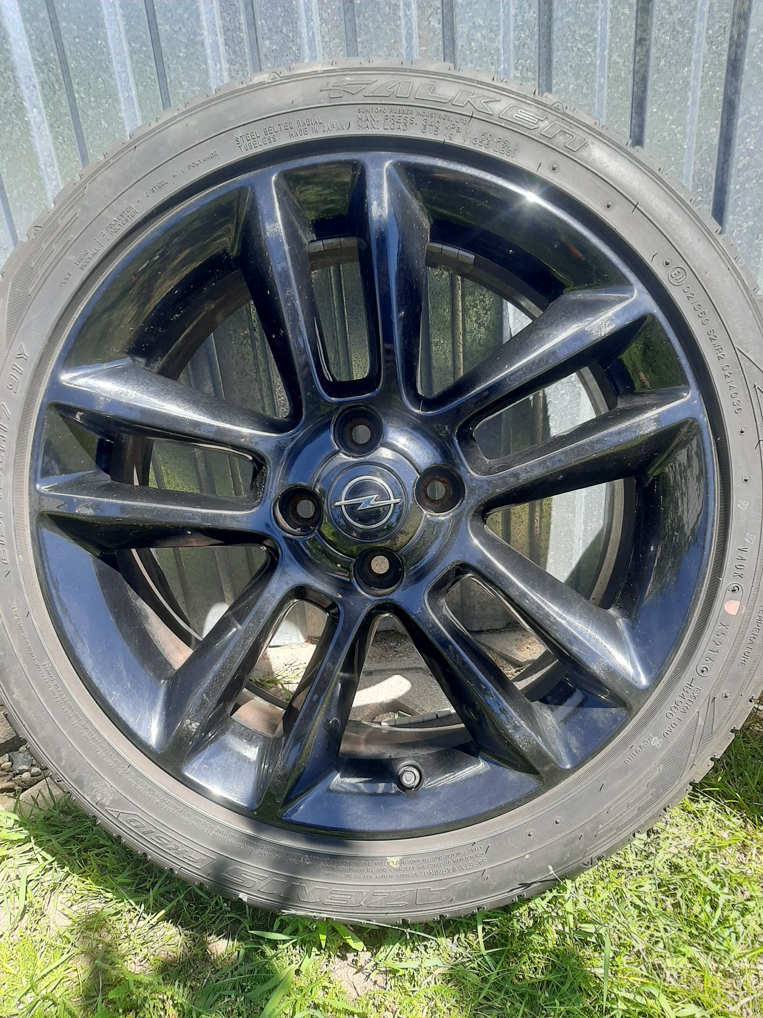 Koła Alu 17" 4x100 7jx17 ET44 Opel Adam, Corsa B C D E, Astra