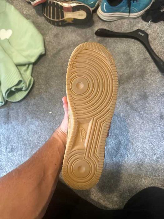 "Buty koszykówki Nike_Air_Force_1_Low_Supreme_Wheat_Roz.38