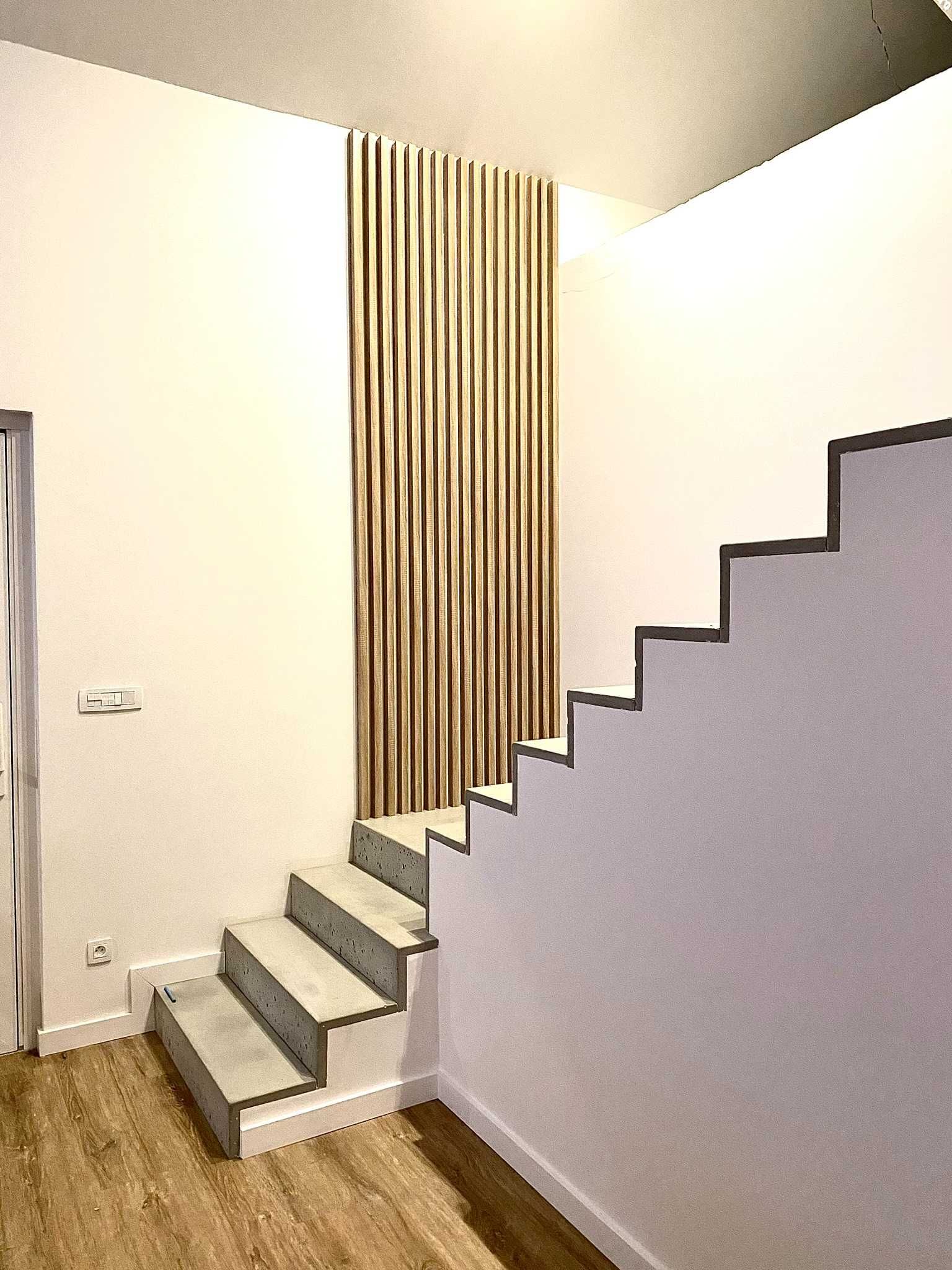 Schody z BETONU architektonicznego Klejone Stopnie Prefabrykowane !
