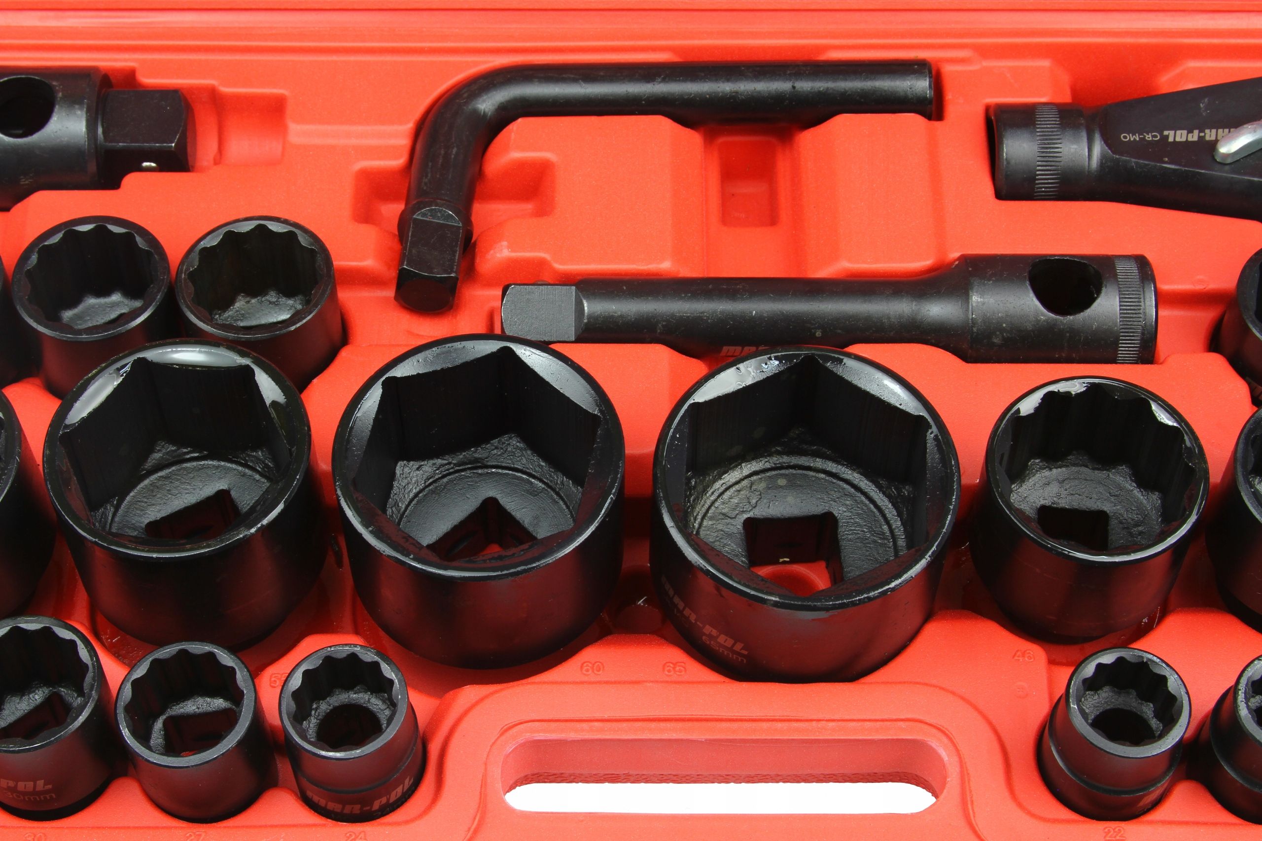 Klucze Nasadowe Nasadki Udarowe Zestaw Tir 3/4''+1" 6-Kątne