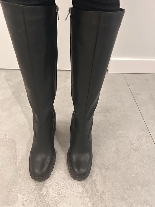 Kozaki skórzane Wojas r.39