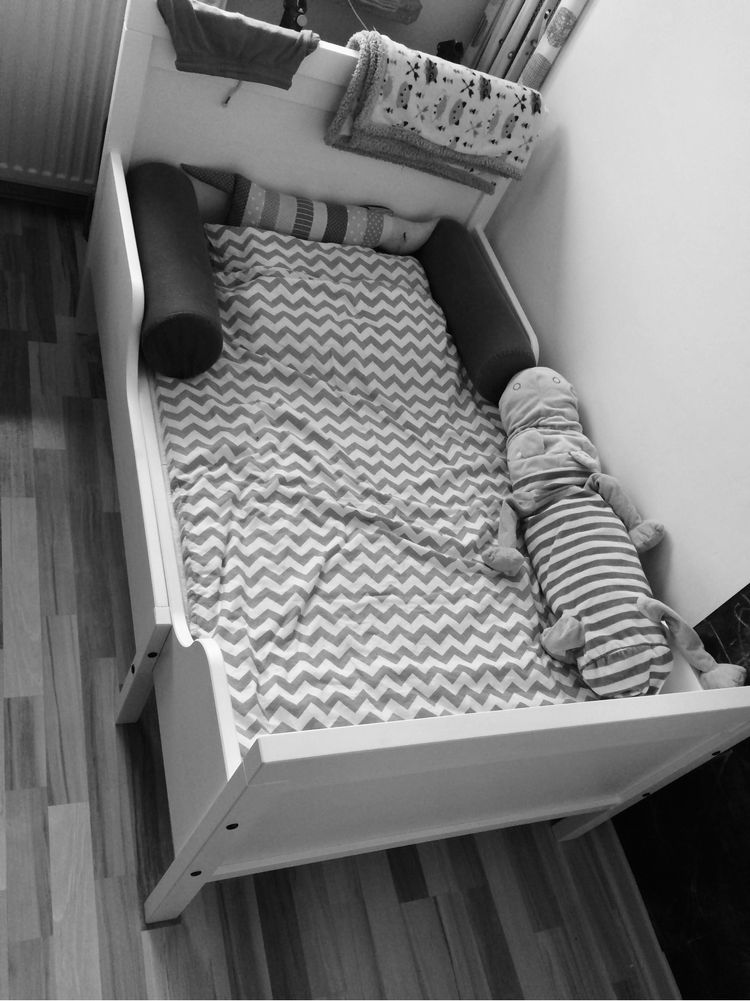 Łóżeczko rozsuwane IKEA SUNDVIC używane