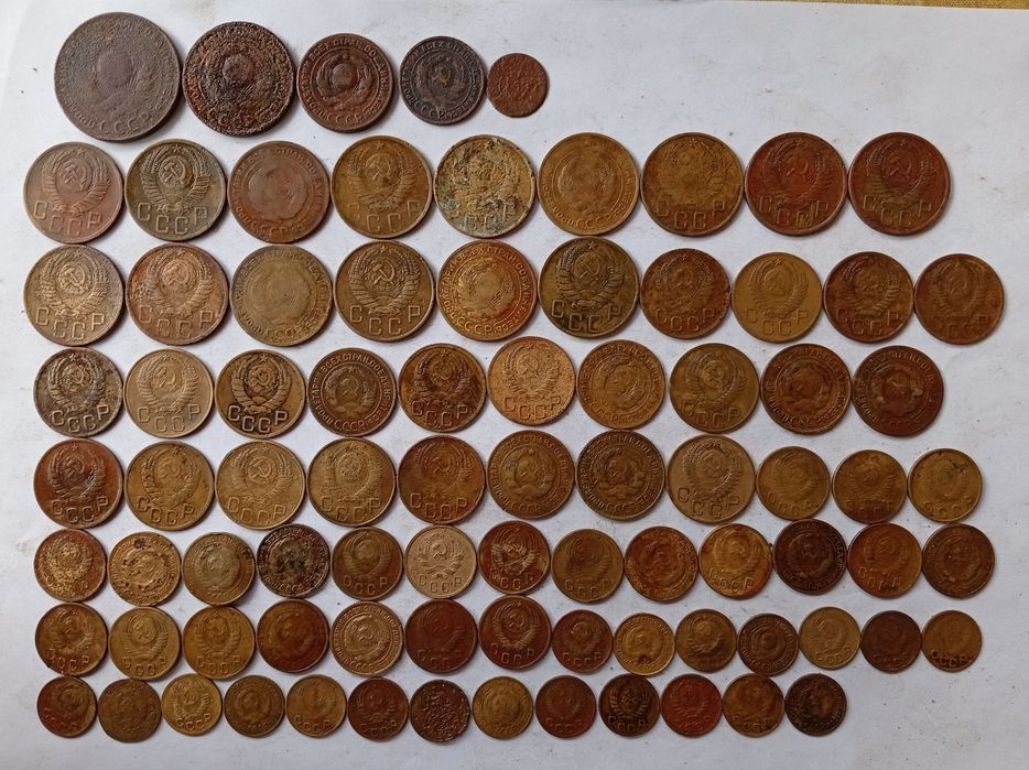 Монети СРСР до реформи 1961 р. 136 монет без повторів!